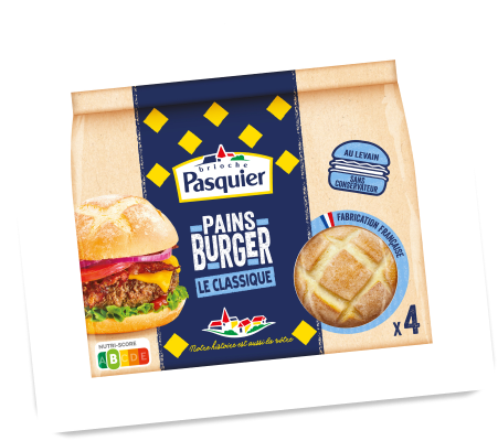 Brioche Pasquier Pains Burger « Le Classique »