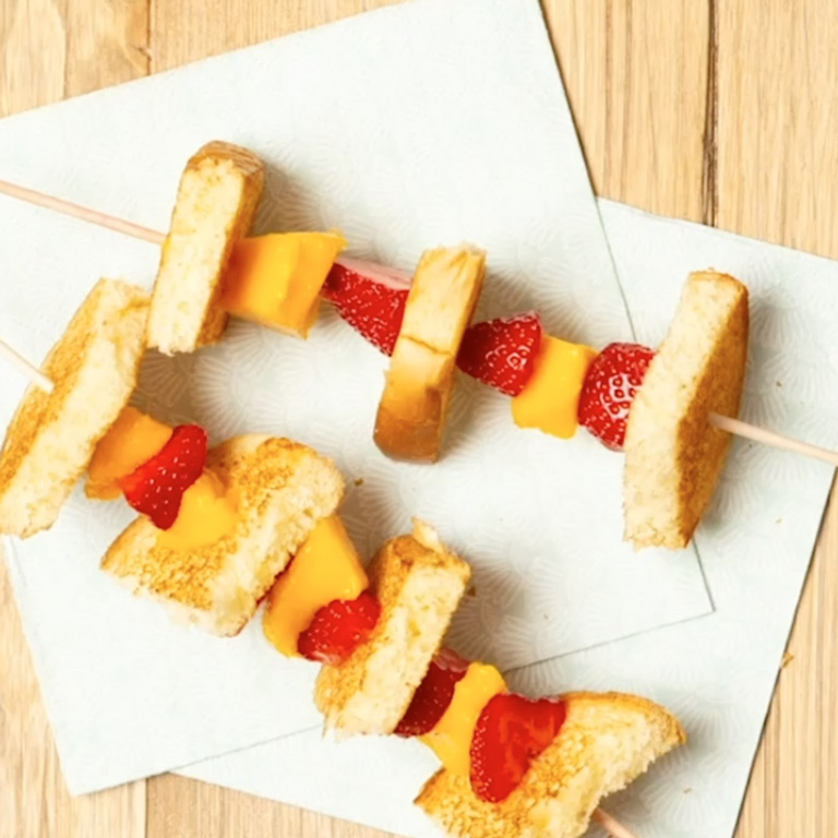 Brochettes fruitées